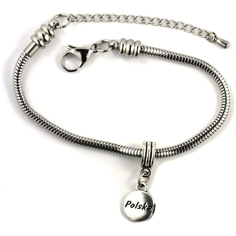 Polska Bracelet - Poland Polish Country Charm Bracelet